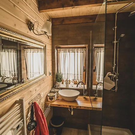 ロッジ Kaszuby Wczasy U Danusi Sauna I Bania