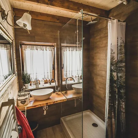 ロッジ Kaszuby Wczasy U Danusi Sauna I Bania *