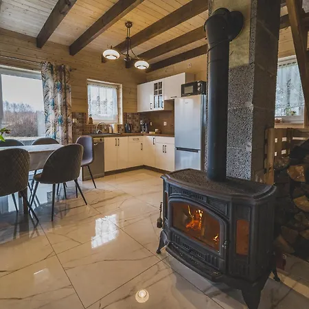 ロッジ Kaszuby Wczasy U Danusi Sauna I Bania