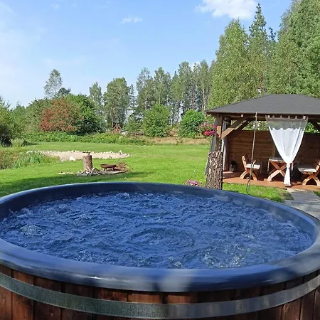 ロッジ Kaszuby Wczasy U Danusi Sauna I Bania *