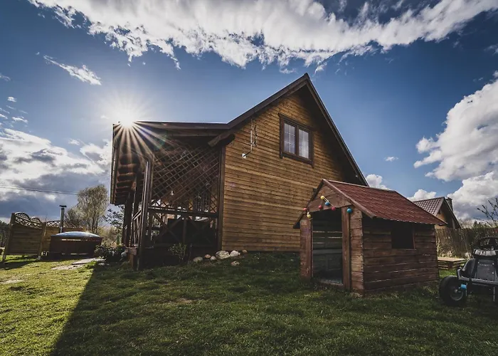 Kaszuby Wczasy U Danusi Sauna I Bania 롯지 Lipusz